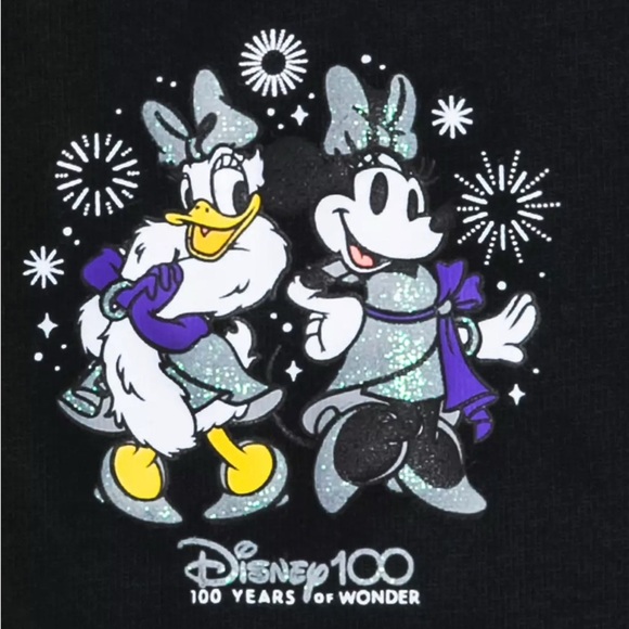 Disney 100 Year Platinum Celebration Girls Tee NWT - Picture 3 of 8